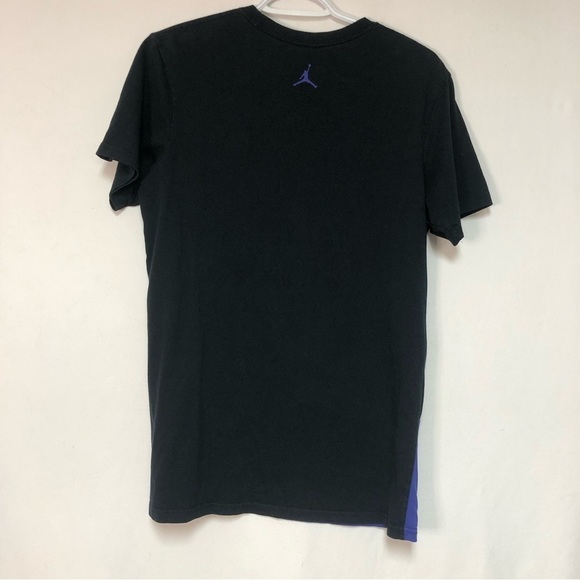 NIKE Air Michael Jordan Black/Blue/Purple T-Shirt Size Med - Picture 2 of 13
